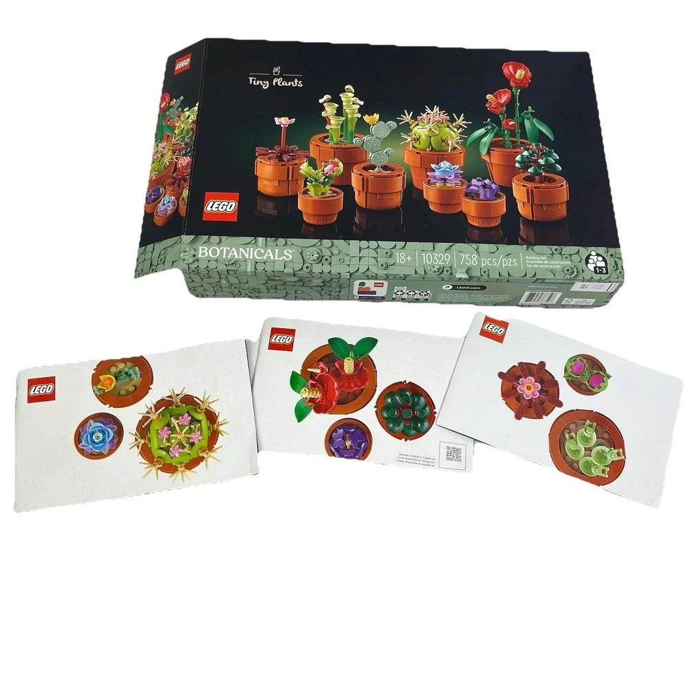 LEGO Botanicals: Tiny Plants (10329) Box And Manuals Only No‎ Pieces No Pieces